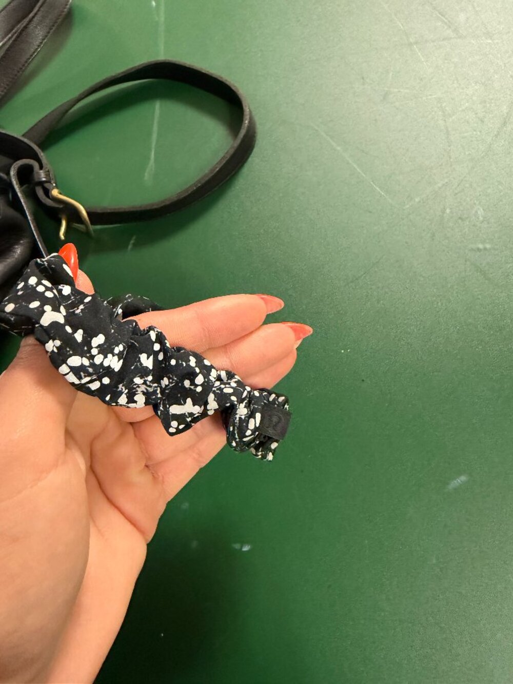 limited edition lululemon polka dot scrunchie